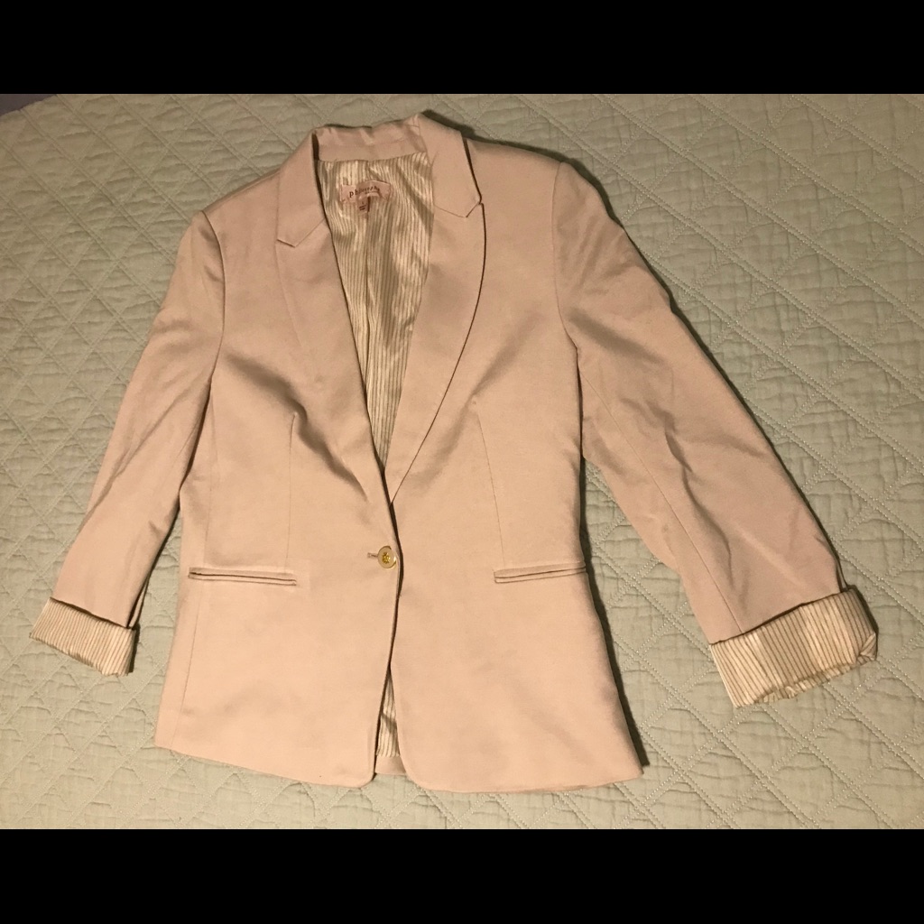 Philosophy Light Pink Ultra Soft Stretch Blazer